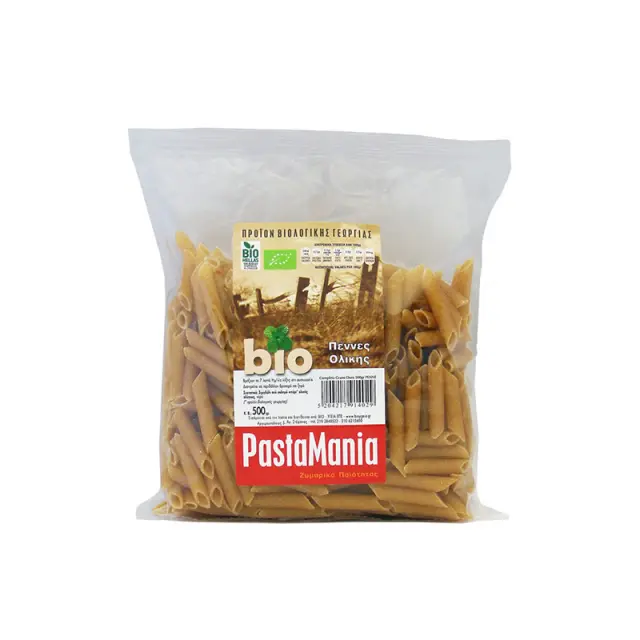 Όλα Bio Pastamania Πέννες σταριού ολικής άλεσης bio 500gr