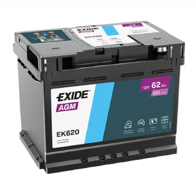 Μπαταρία EXIDE AGM EK620 12V 62Ah 680A (EN)