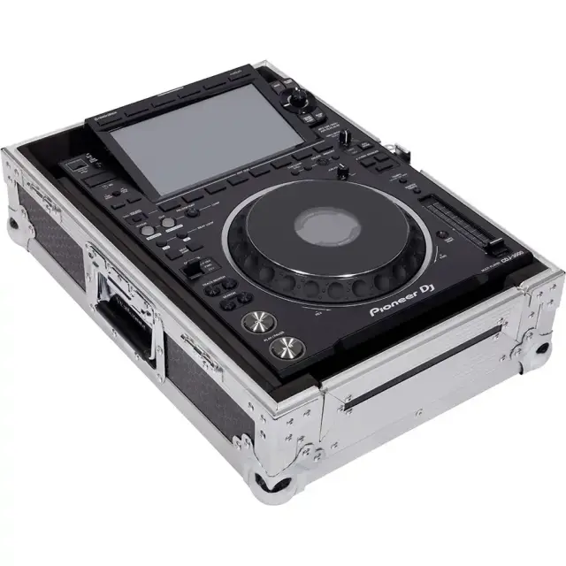 WALKASSE WM-12MPLUSGL Flight Case Multi formato CDJ/MIXER 12" PLUS Silver.