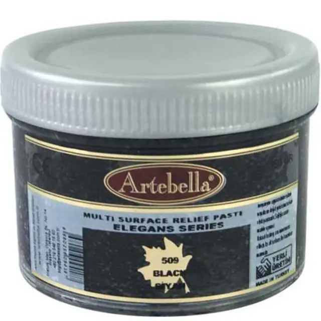 Artebella Πάστα Relief Elegance Series 509 Black - 250gr