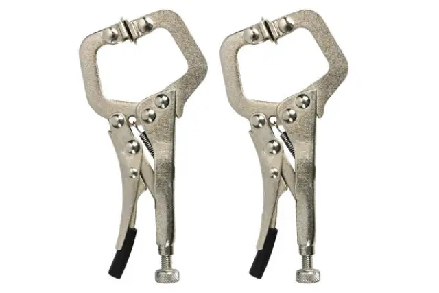 Locking pliers set 2 pieces mini