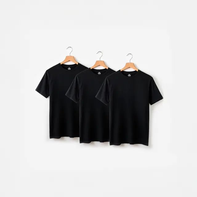 Noshame® T-shirt Pack 3τμχ Μαύρο - 752516 - XXL 2
