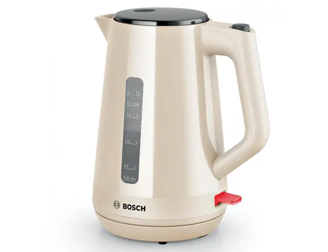 Βραστήρας Bosch MyMoment TWK1M127 με χωρητικότητα 1.7L και ισχύ 2400W - Beige TWK1M127