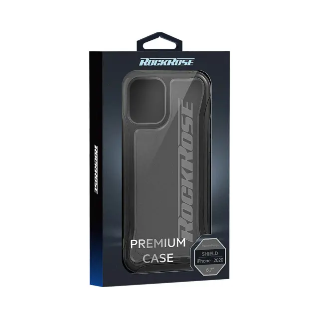 Θήκη Rockrose Shield για Apple iPhone 12 Pro Max Μαύρη 2