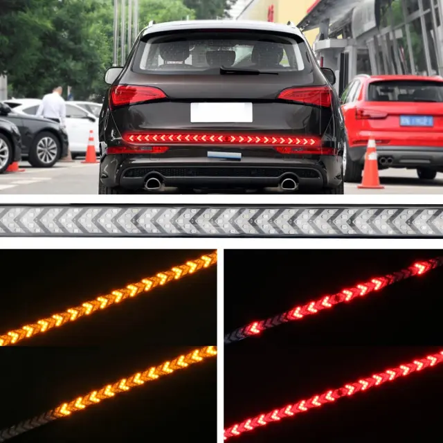 Αυτοκόλλητη ταινία Led αυτοκινήτου φλας και stop 12V 1.2m OEM 2