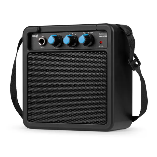 MAX GIGKIT ΦΟΡΗΤΟΣ ΕΝΙΣΧΥΤΗΣ ΗΛΕΚΤΡΙΚΗΣ ΚΙΘΑΡΑΣ 10W ΜΕ ΜΠΑΤΑΡΙΑ 3