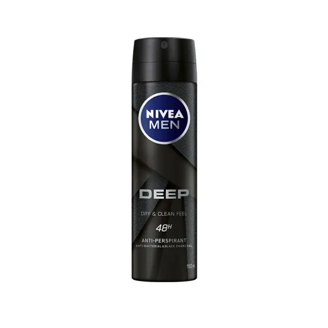 Nivea Men Deo Spray Deep 150ml Ανδρικό αποσμητικό.