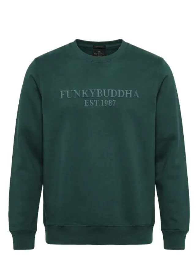 Funky Buddha ανδρική φούτερ μπλούζα FBM014-004-06-1