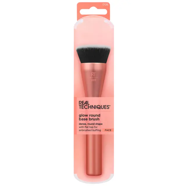 Real Techniques Glow Round Base Brush liquid makeup brush