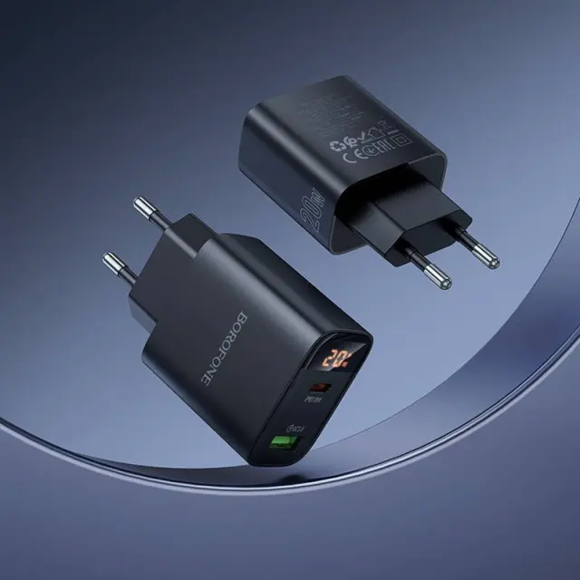Borofone BA96A PD20W με Θύρες USB-A, USB-C και Καλώδιο Τype-C σε Lightning 3