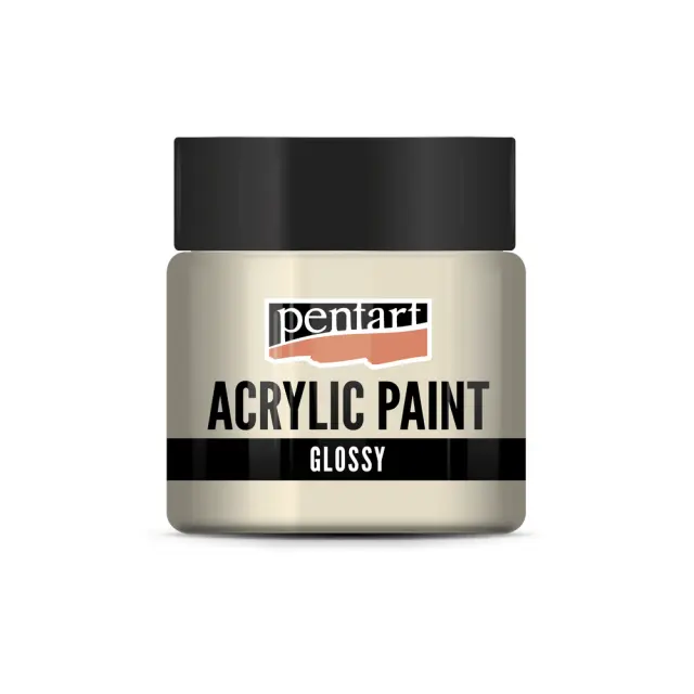 Χρώμα ακρυλικό Glossy (Γυαλιστερό) 50ml Pentart, Μπεζ