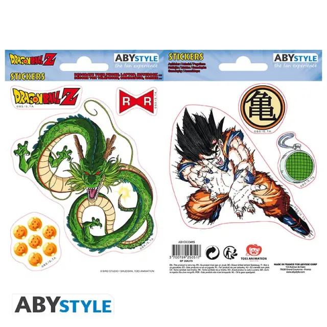 Αυτοκόλλητα DRAGON BALL Stickers 16x11cm/ 2 sheets - DBZ/ Shenron -ABYDCO415