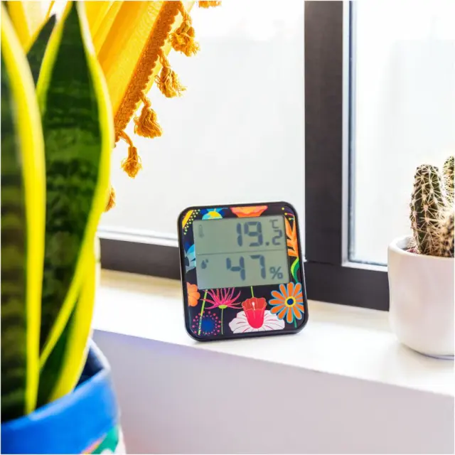 Pylones Ψηφιακό Θερμόμετρο με μαγνήτη / Magnetic Digital Thermometer: Cosy (2 σχέδια) Jardin fleuri 2
