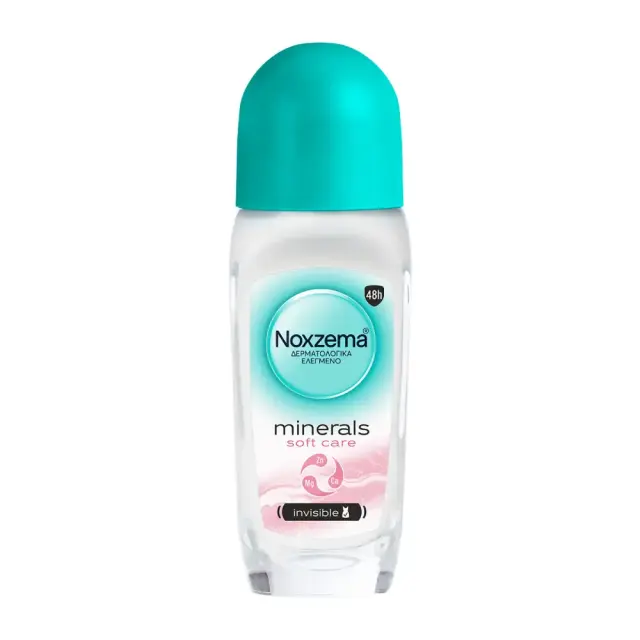 Noxzema Minerals Soft Care Anti-Transpirant Αποσμητικό 48h σε Roll-On 50ml