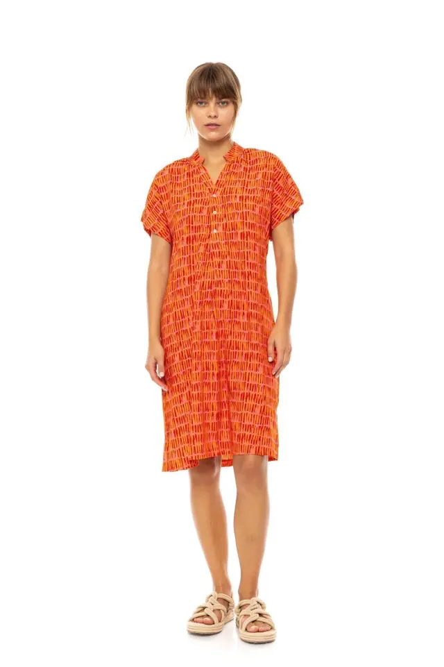 Beachwear Sorbet B624 Orange Pink Label