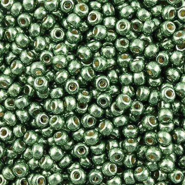 Χάντρα Miyuki Round Rocailles 8/0 - 4215 - Duracoat Galvanized Sea Green ~25gr