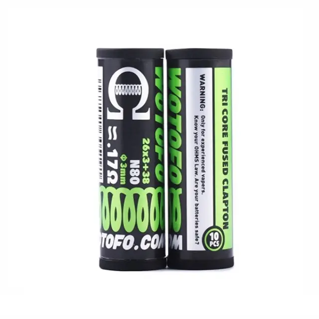 Tri Core Fused Clapton Premade Coils 26*3+38G (10τμχ) - Wotofo