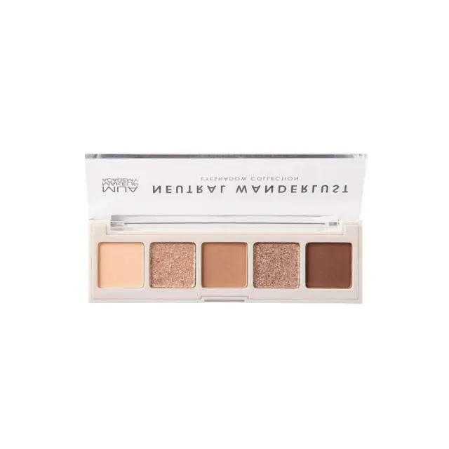 MUA Eye Palette 5 Shade Neutral Wanderlust Παλέτα Σκιών σε Nude Αποχρώσεις 3.8gr 3