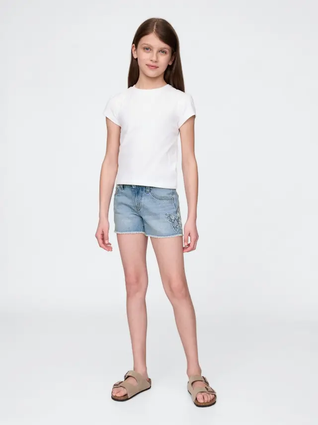 Παιδικό Low Rise Stride Denim Σορτς Medium wash - 16