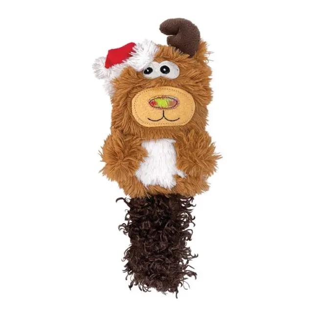 Kong Holiday Kickeroo Character Assorted Χριστουγεννιάτικο Παιχνίδι Γάτας με Catnip Μονόχρωμο