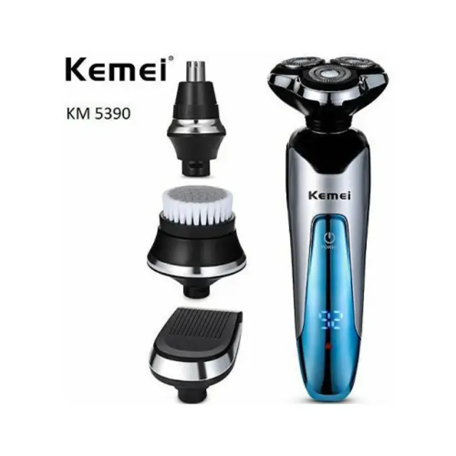 Kemei KM-5390 Ξυριστική Μηχανή Προσώπου Επαναφορτιζόμενη