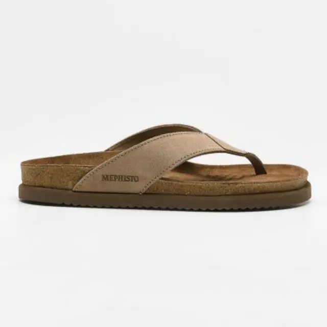 Mephisto Παντόφλες Ανδρικό δέρμα Nubuck Γκρί MEP/NATALIO GREY