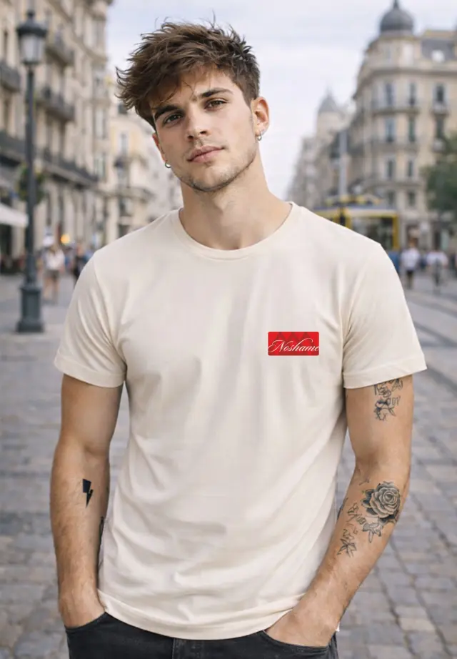 T-shirt Noshame® Off-white με τύπωμα - 142622 - XXL