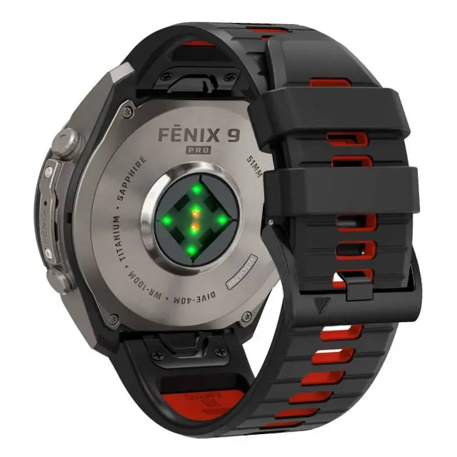 Tech-protect Iconband Pro Garmin Fenix 5x / 5x Plus / 6x / 6x Pro / 7x / 8 / 8 Pro / 9 / 9 Pro (51 Mm) Black/red 2