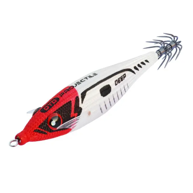 DTD Projectile Full Color – Καλαμαριέρα Long Cast με Full Color Σώμα Red Head