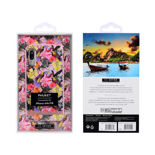 Θήκη Σιλικόνης So Seven Phuket Για Samsung Galaxy A40 Tropical Pink Bird 2