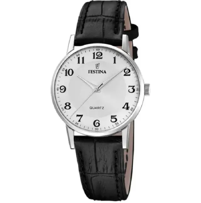 Festina Classic Women's Watch Black Leather Strap F20691/1