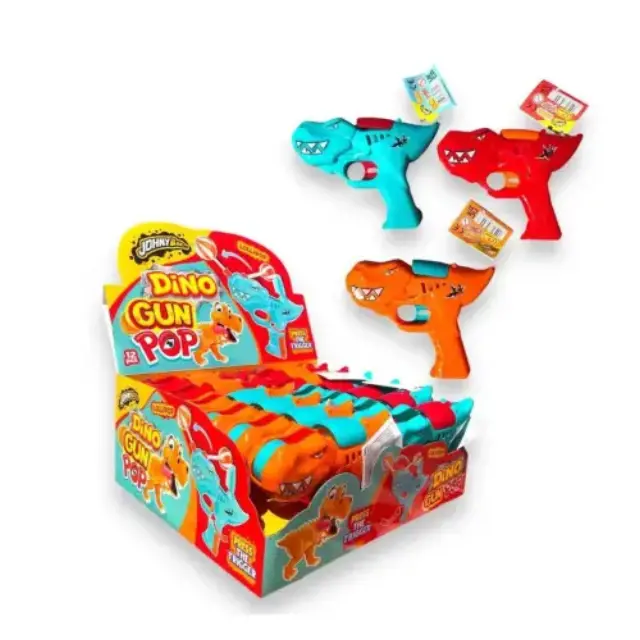 JohnyBee Dino Gun Pop 12τεμ/display
