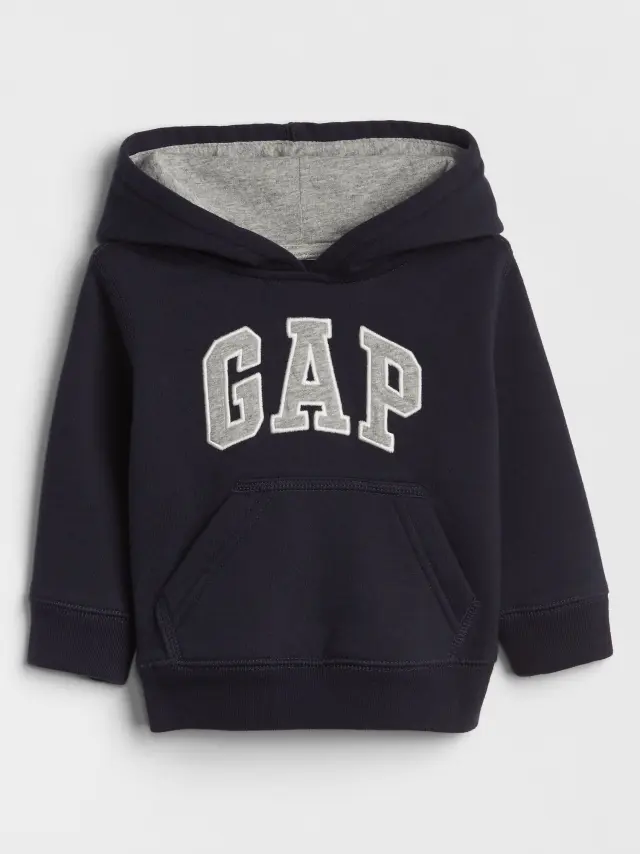 babyGap Gap Logo Φούτερ με Κουκούλα blue galaxy