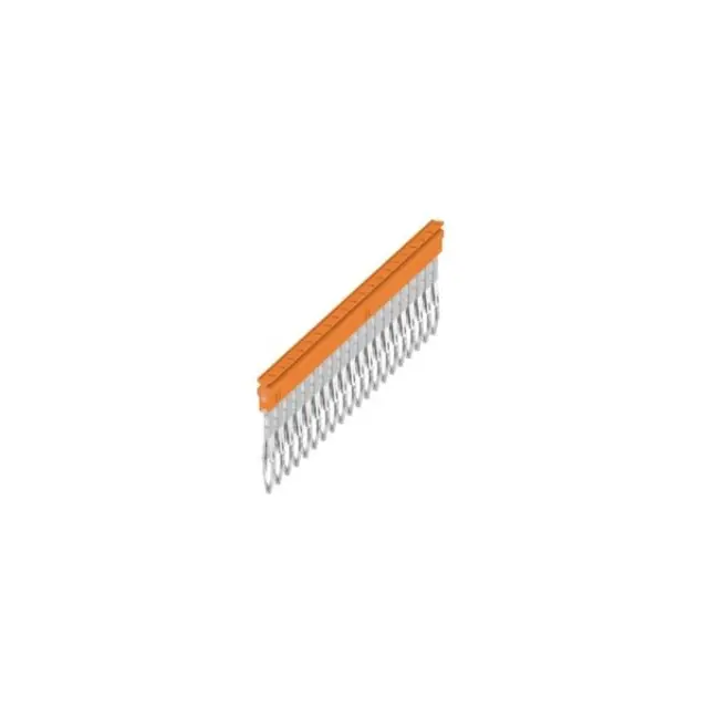 Cross-connector (terminal), Plugged, orange, 24 A, Number of poles: 20, Pitch in mm (P): 5.10, Insulated: Yes, Width: 102 mm