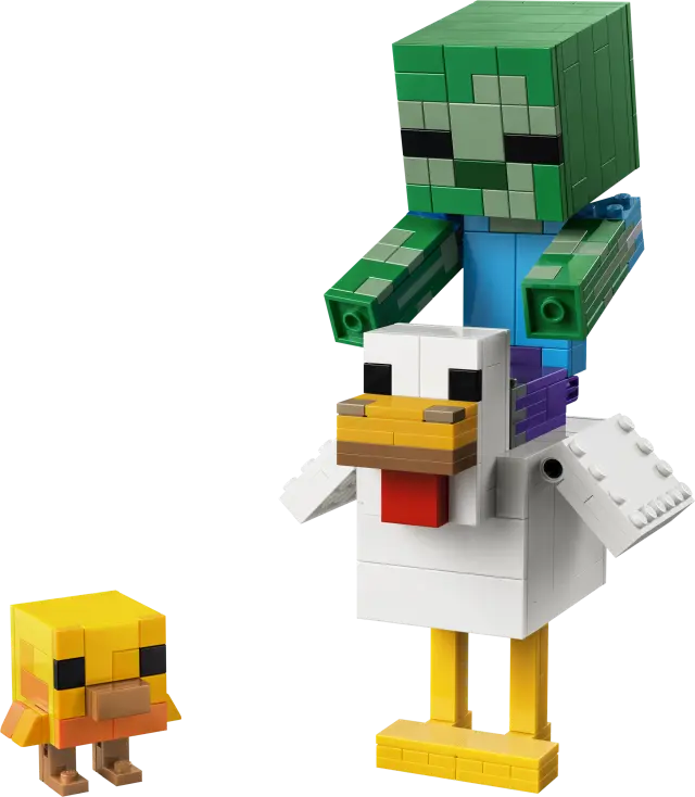 LEGO - Minecraft - Chicken Jockey (21582) - Toys