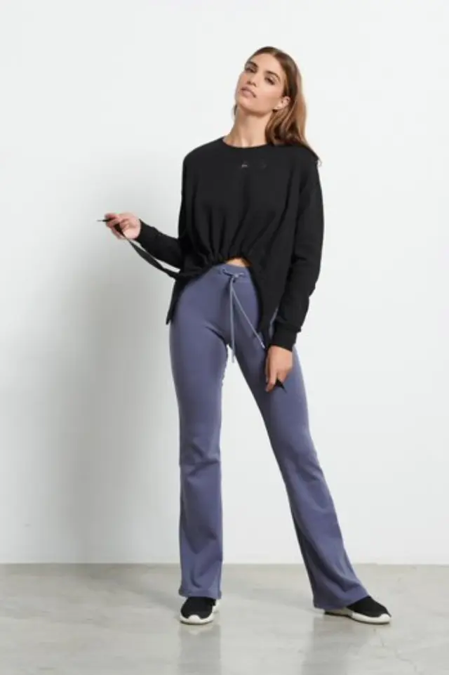Body Talk Women's Hoodie Loose Fit Black 1222-902326 - S 2