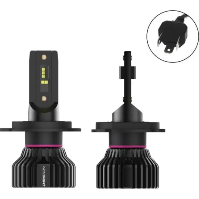 NovSight Λάμπες Αυτοκινήτου N31 H4 LED 6500K Ψυχρό Λευκό 12-24V 50W 2τμχ A500-N31-H4 2