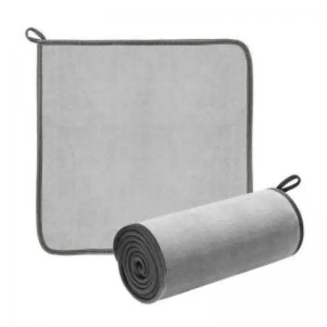 Baseus - Car Drying Towel (CRXCMJ-0G) - High-Quality Microfiber for Detailing, No Fiber/Color Loss, Universal, 40x40cm - Grey 2