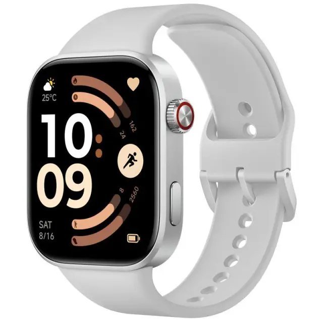 Smartwatch Xiaomi Redmi Watch 6 BHR08CUGL 2.07" AMOLED GPS Αδιάβροχο έως 5ATM με Αναγνώριση Κλήσεων Silver Gray