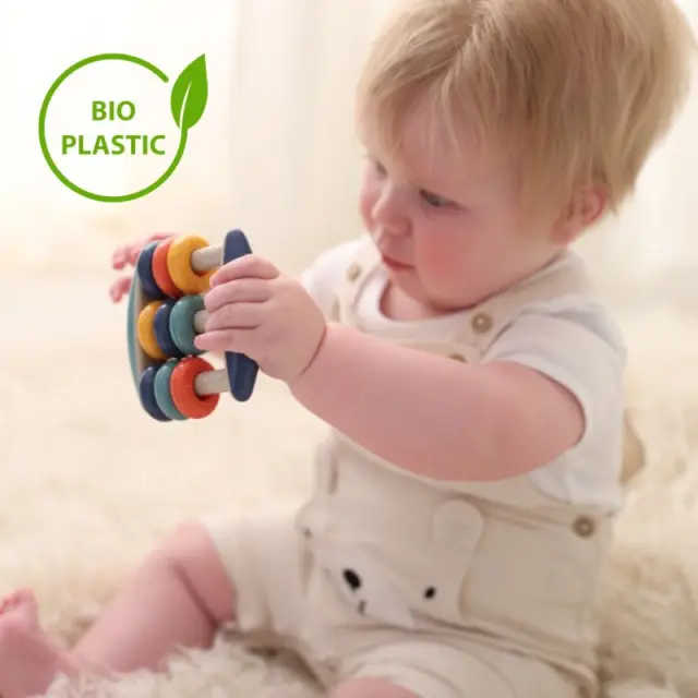 Tolo Toys: Άβακας - κουδουνίστρα από βιοδιασπώμενο πλαστικό (3+ μηνών) TL-76001 2
