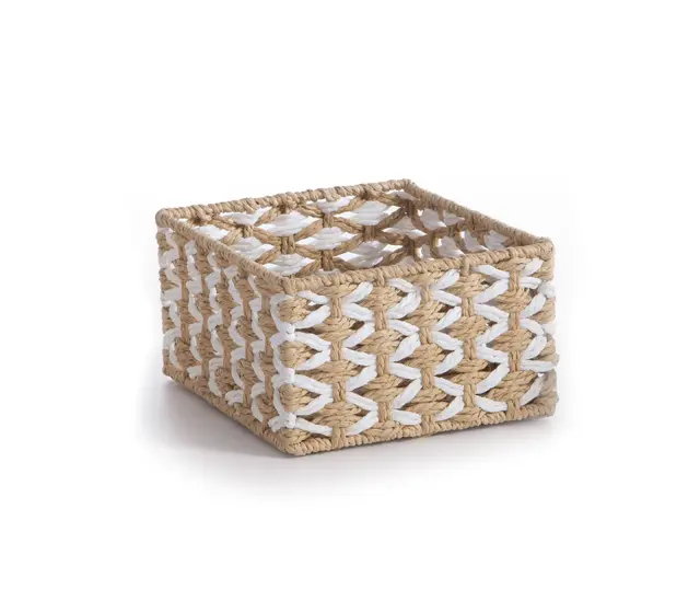 ΚΑΛΑΘΙ ΑΠΟ ΠΛΕΓΜΕΝΟ ΧΑΡΤΙ VINCI 20X20X11 NEF-NEF HOMEWARE NATURAL