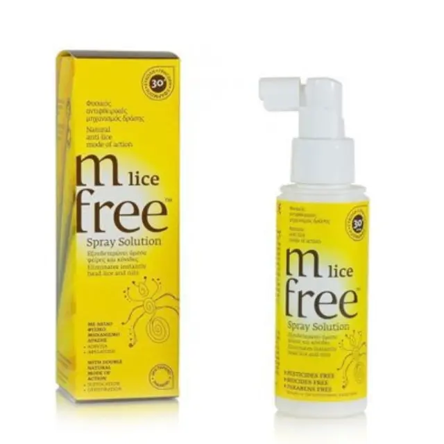 M-Free Lice Spray Solution Αντιφθειρικό Spray 100ml
