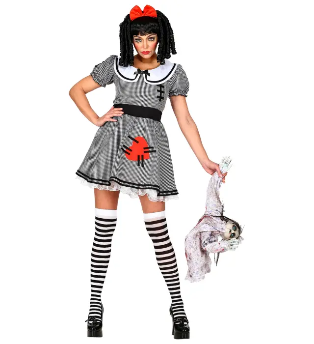 Αποκριάτικη Στολή Creepy Doll Large (Widmann) (W-00223) 2
