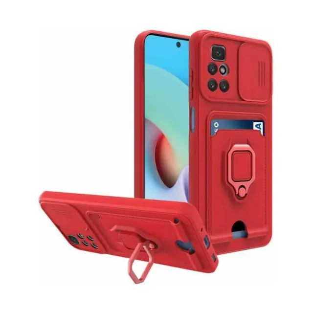 Bodycell Multifunction Case Με Κορδονι Xiaomi Note 11/11s (Global) Red