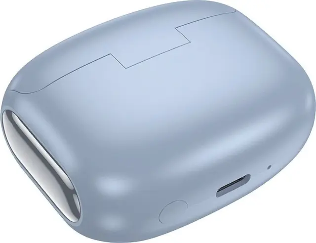 Wireless Hands Free Hoco EQ21 Sandy 400mAh v5.4 με ANC ENC TWS 7 Ώρες Ομιλίας και Οθόνη Αφής Μπλε 2