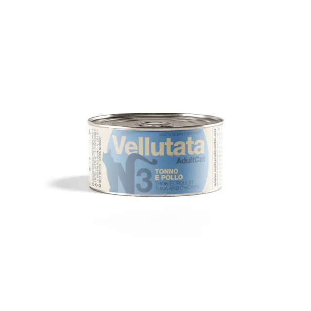 Natural Code Vellutata 3 με Τόνο & Κοτόπουλο 85gr Μονόχρωμο