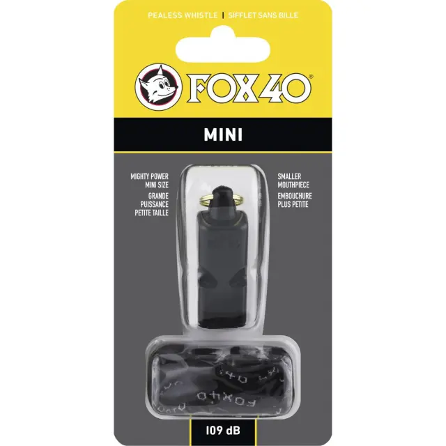 Σφυρίχτρα FOX40 MINI SAFETY Με Κορδόνι 2