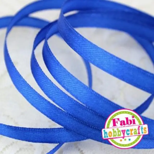 Κορδέλα Fabi Σατέν 6mm x 50y Μπλε