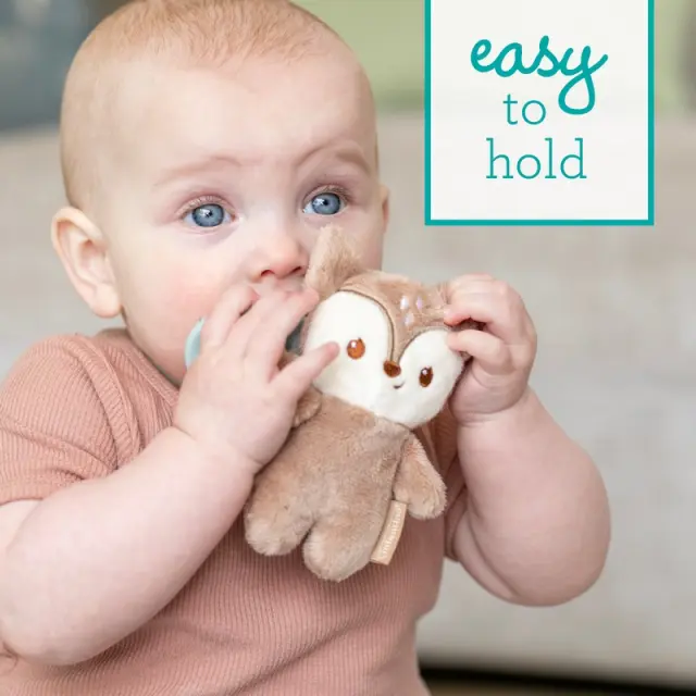 INFANTINO Snuggle & sooth Paci pal - Για αγκαλιές και γλυκιά παρηγοριά πιπίλα και λούτρινο ελαφάκι. 3