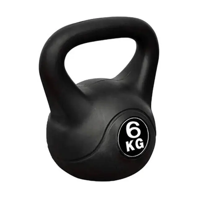 Kettlebell από PVC 6kg 25566-32 Μαύρο